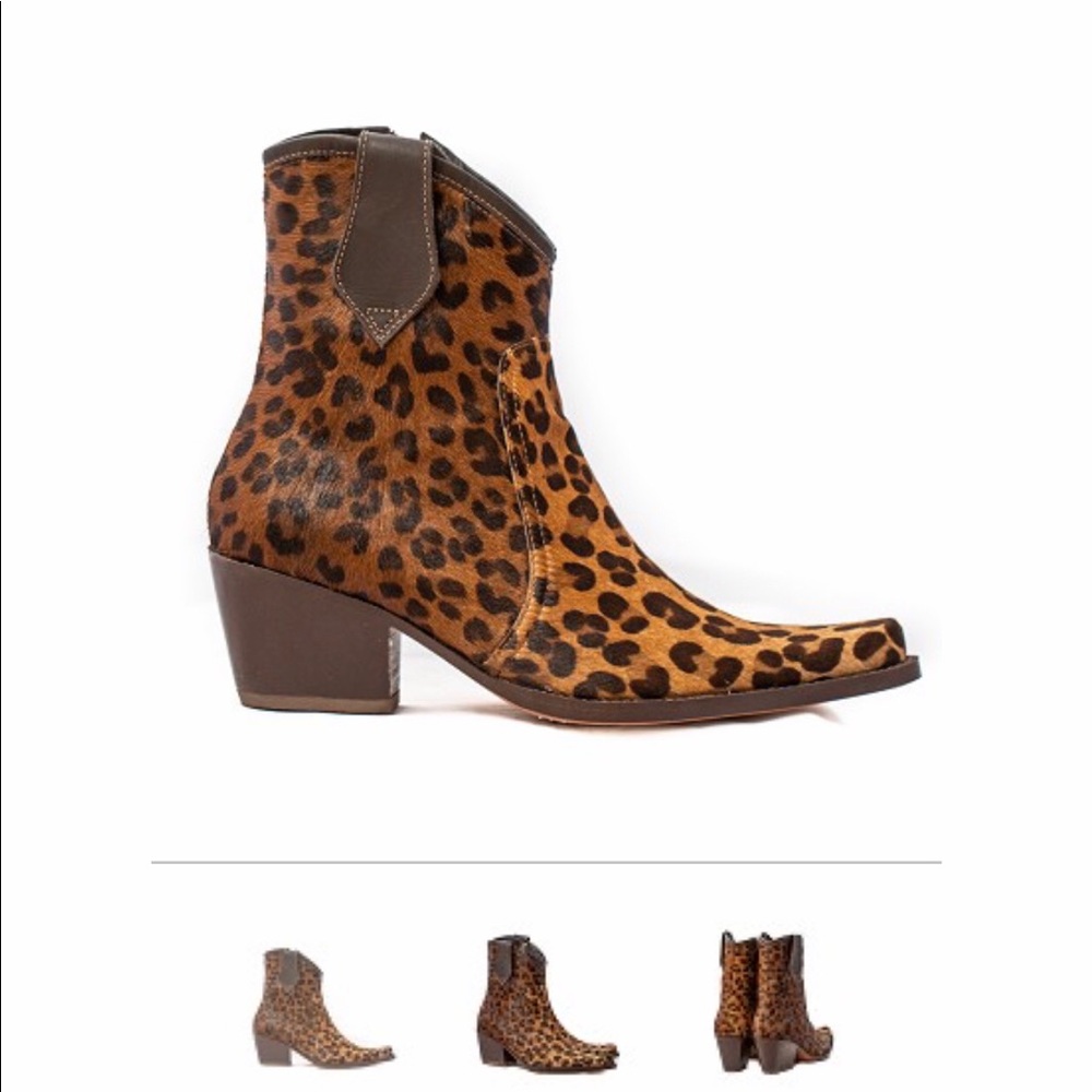 Rockwell Tharpe Vail Leopard Boots size 9